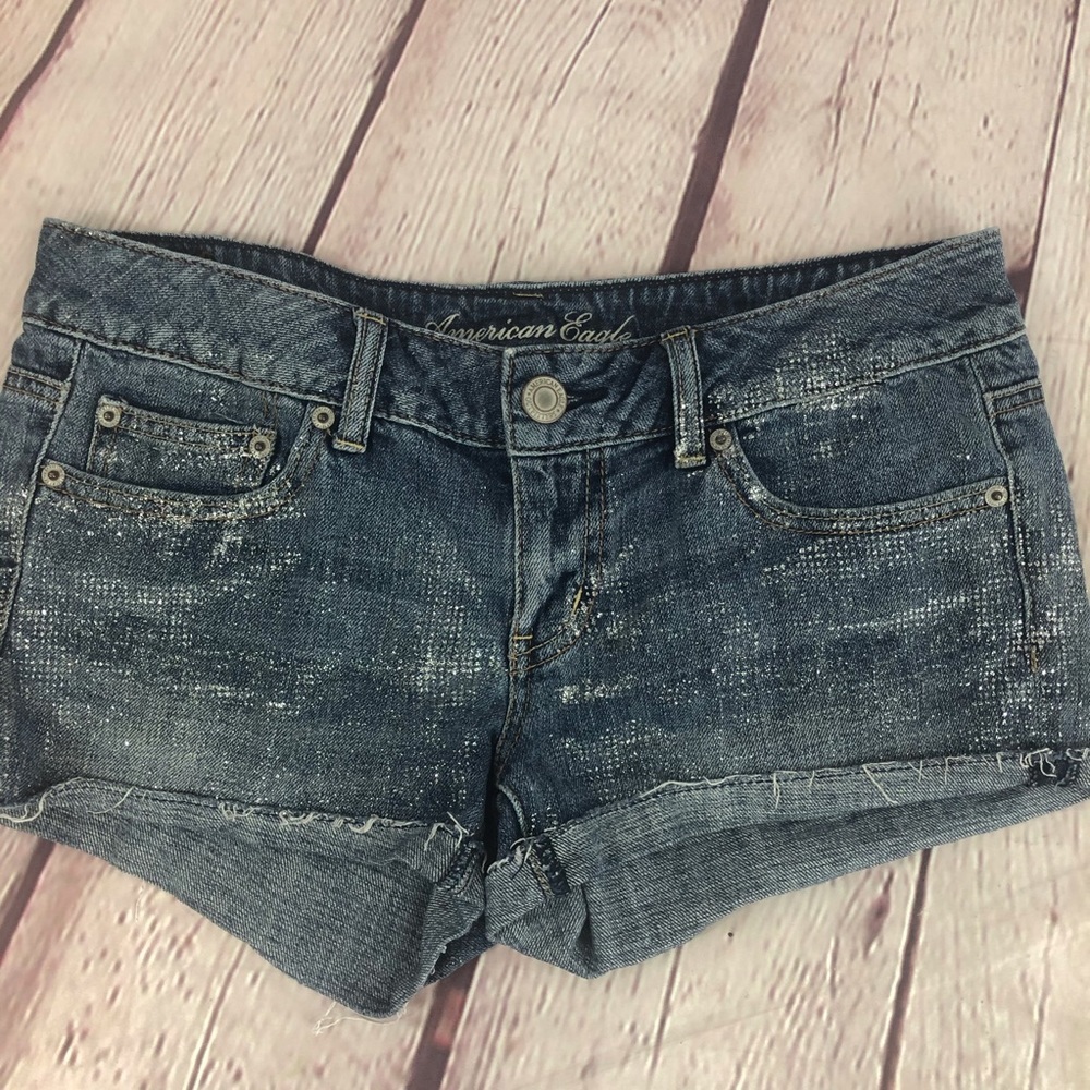 American Eagle Glitter Shorts